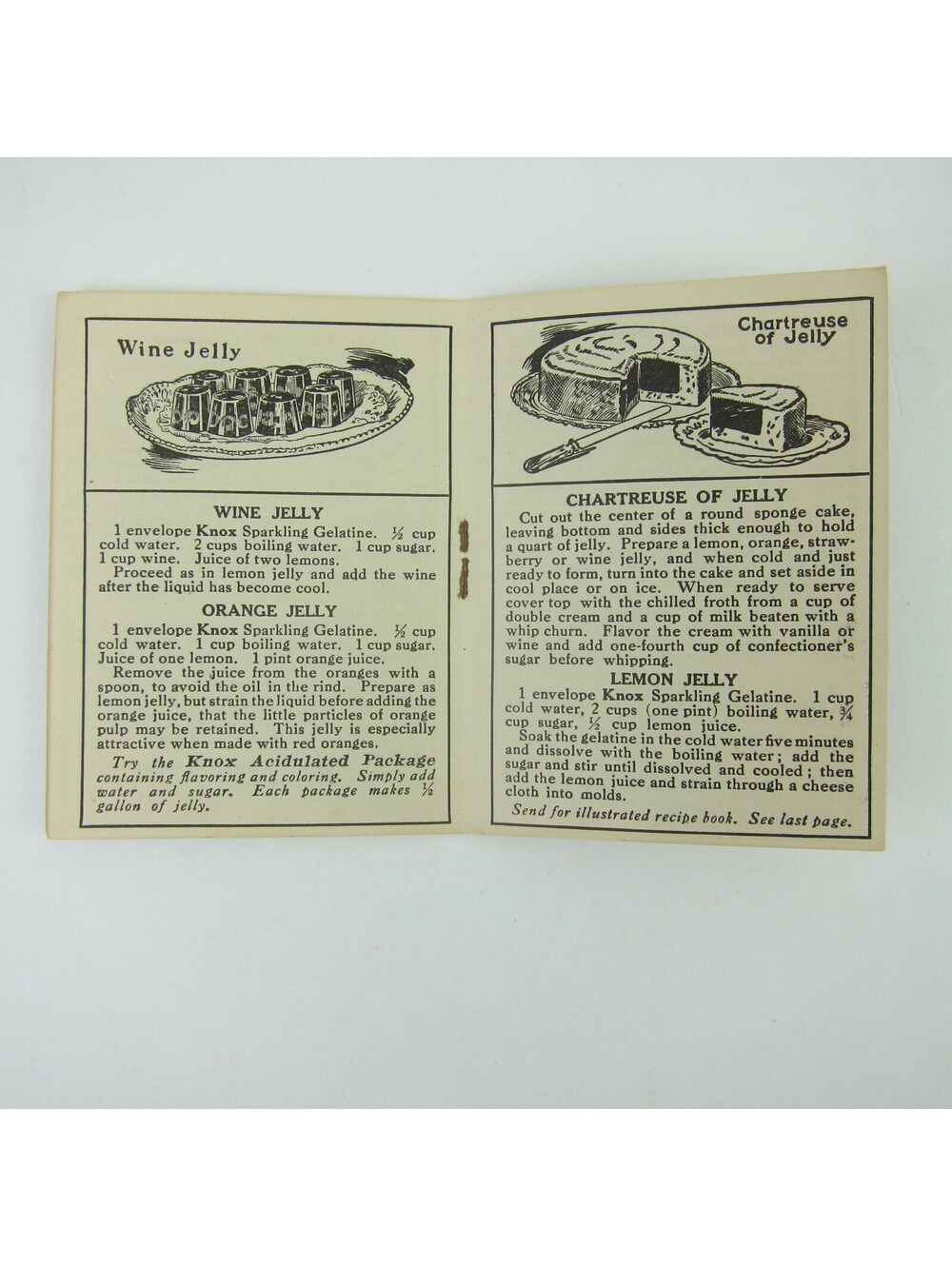 Victorian Trade Card Booklet Knox Gelatine White & Black Baby Cooks Antique 1910 - Picture 4 of 16